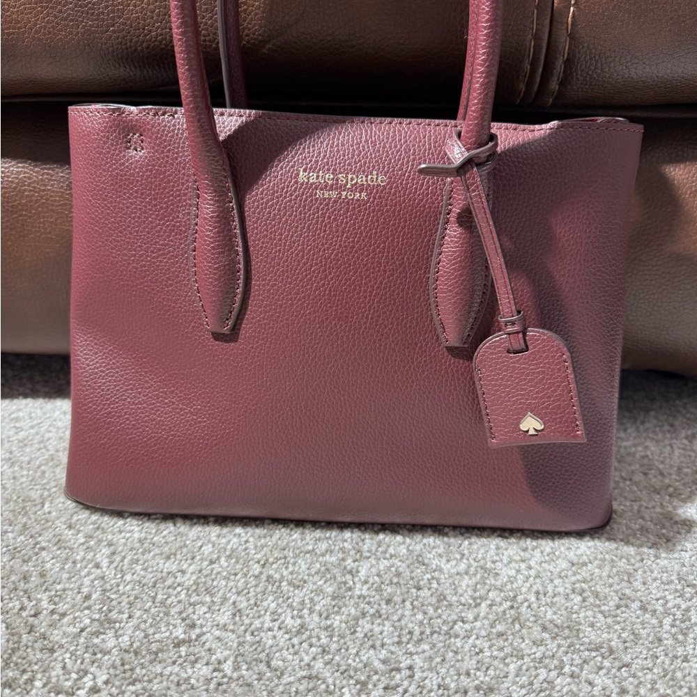 Kate Spade Burgundy Tote Bag
